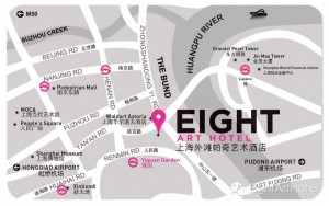 The Eight Art Hotel Map